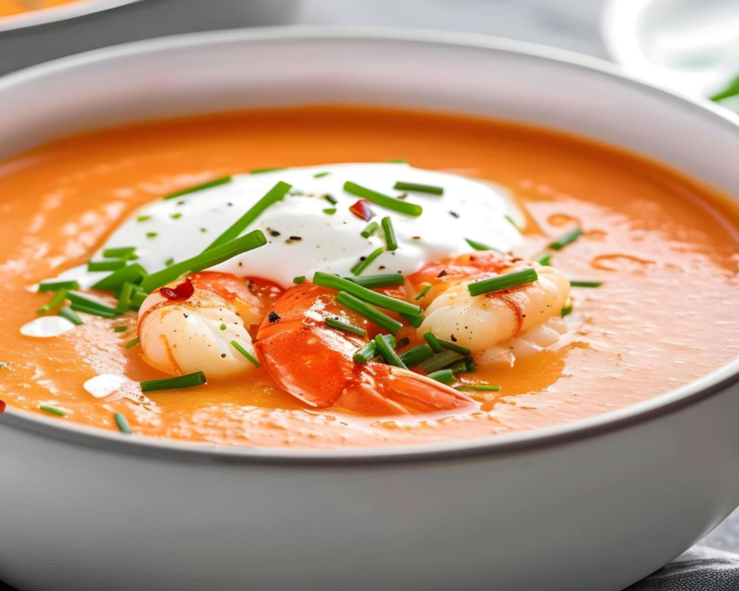 Hummercremesuppe