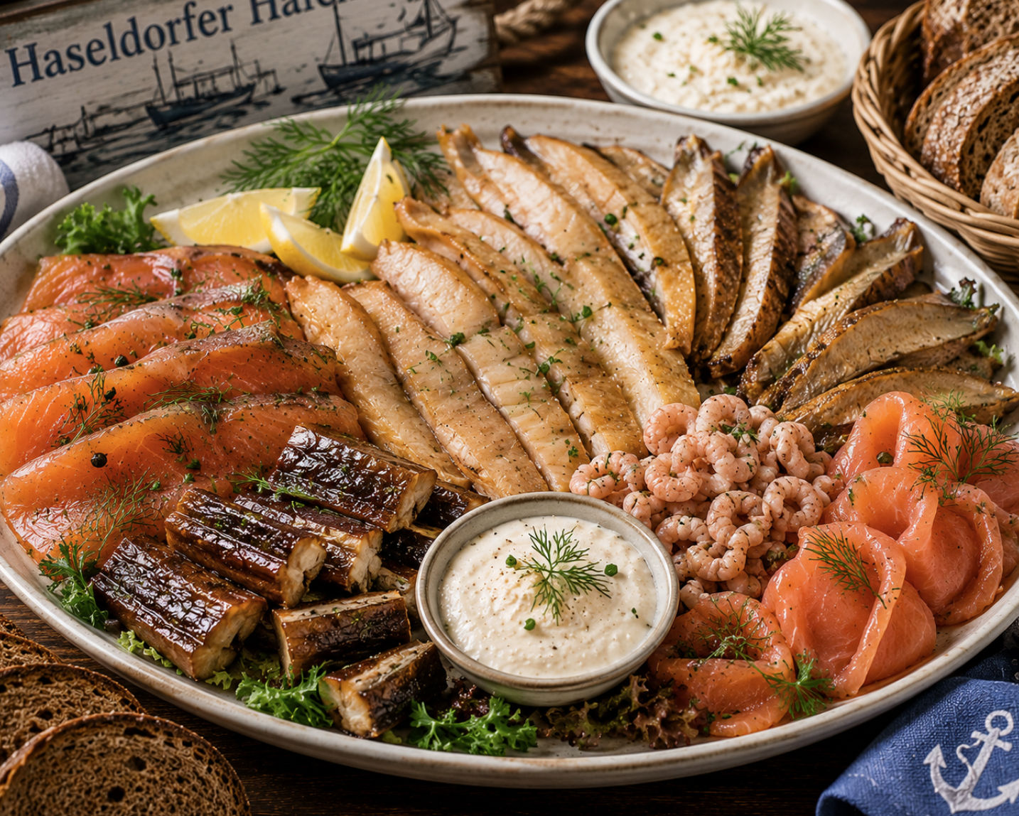 Räucherfischplatte „Haseldorfer Hafen"