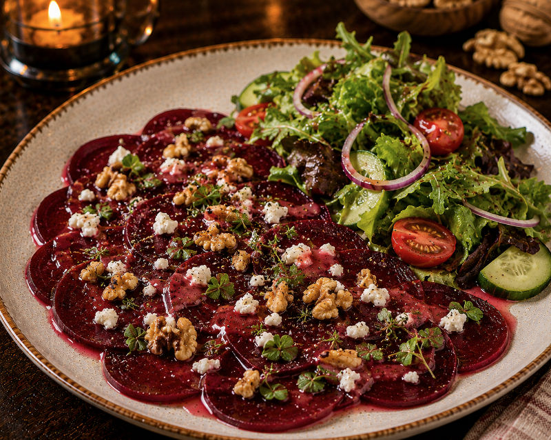 Rote-Bete-Carpaccio